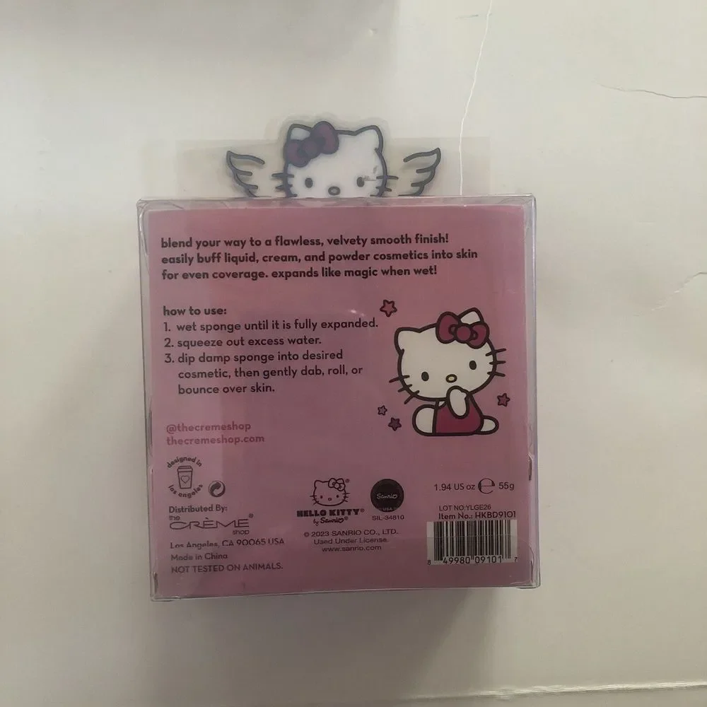 Hello Kitty x the Creme Shop “luv wave brush” MAKEUP BRUSH SET + BLENDERS New